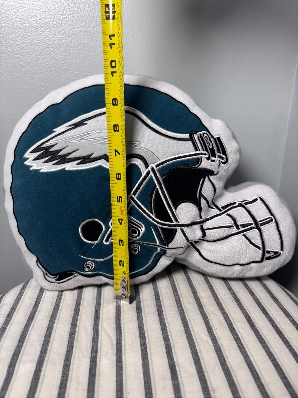 Philadelphia Eagles helmet plush pillow